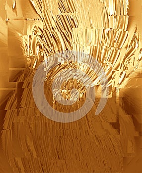 Gold metallic surface texture