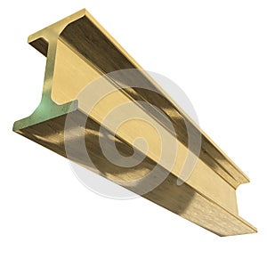 Gold metallurgy beam