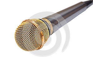 Gold microphone