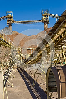 Gold mine and copper plant.