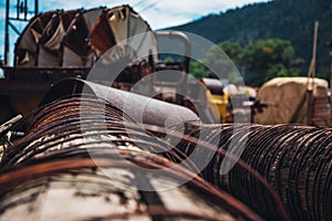 Gold Mine equipment in Idaho Springs