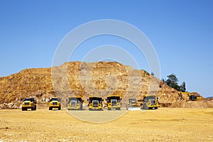 Gold mine quarry opencast
