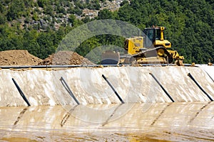 Gold mine quarry opencast