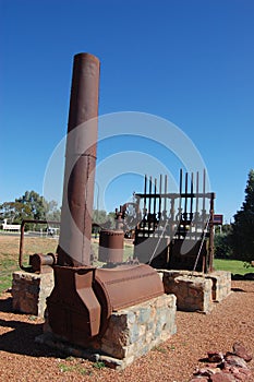 Gold mining industrial monument