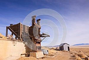 Gold Mining Stamp Mill and Building