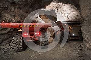 Gold mining underground