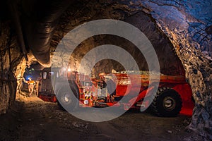 Gold mining underground