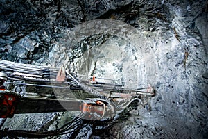 Gold mining underground