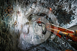 Gold mining underground