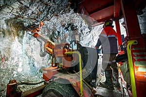 Gold mining underground