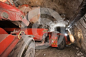 Gold mining underground