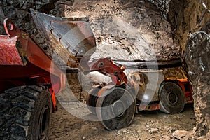 Gold mining underground