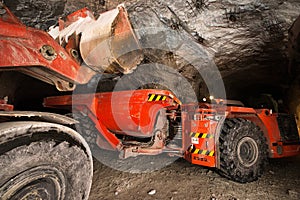 Gold mining underground