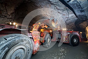 Gold mining underground