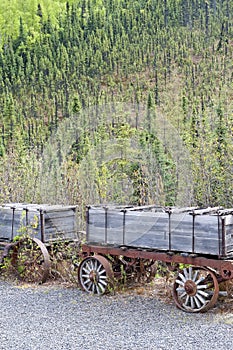 Gold mining wagons