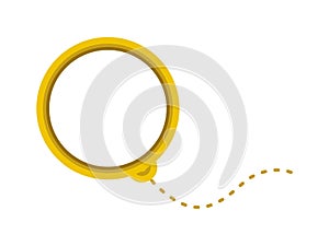 Gold Monocle Vector