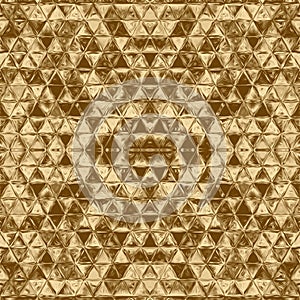 Gold mosaic abstract element and kaleidoscope backdrop, tile gift