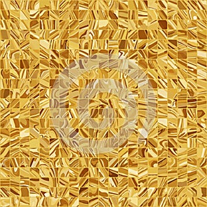 Gold mosaic background. EPS 10