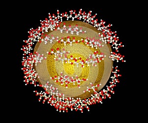 Gold nanoparticles (AuNPs) are small gold particles are also known as colloidal gold with citric acid coated