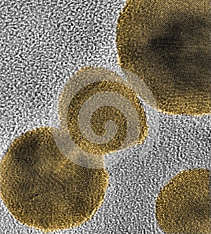 Gold nanoparticles at high resolution