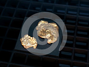 Gold nuggets photo