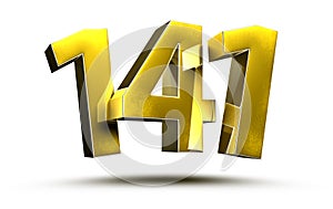 Numbers 141 3d.
