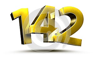 Numbers 142 3d.