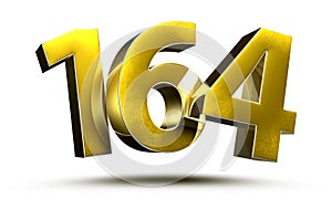 Numbers 164 3d.