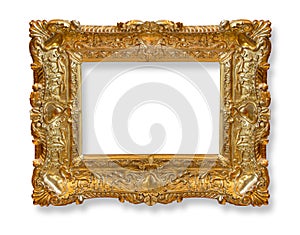 Gold old frame.