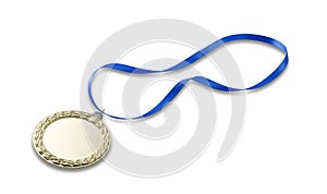 Gold olympics medal 2 with clipping path