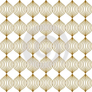 Gold Ornamental Design Pattern Wallart