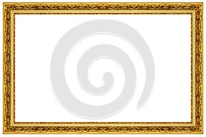 Gold Ornate Picture Frame photo