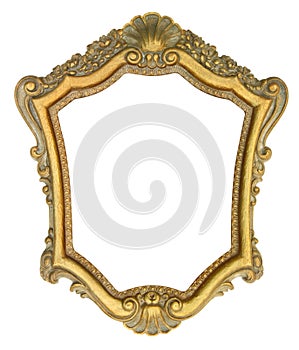 Gold Ornate Picture Frame photo