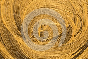 Gold painted on paper background texture