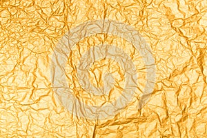 Gold Paper creased and folded