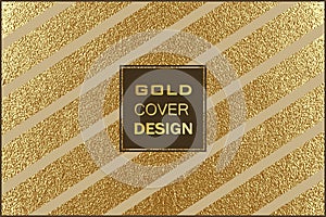 Gold pattern. Abstract golden background. Vector illustration.