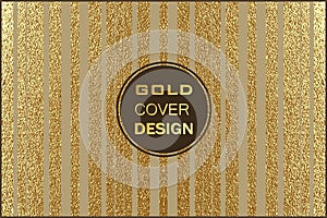 Gold pattern. Abstract golden background. Vector illustration.