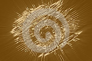 Gold pcb technology background and computer pattern, communication