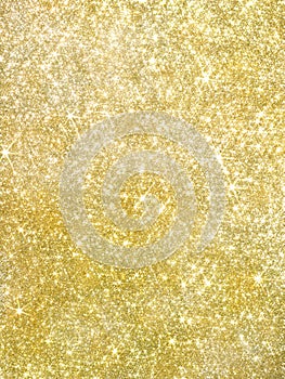 Gold pearl sequins, shiny glitter background