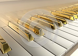 Gold Piano