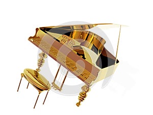 Gold Piano