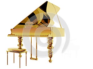 Gold Piano Two