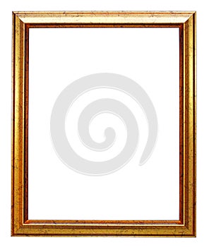 Gold picture frame