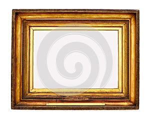 Gold picture frame