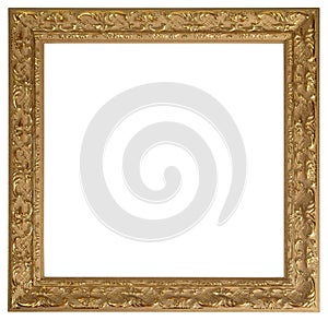 Gold picture frame