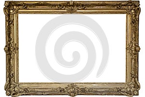 Gold picture frame
