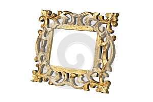 Gold picture frame
