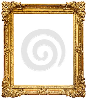 Gold picture frame