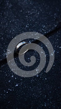 Gold and platinum diamond ring