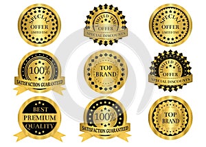 Gold Promotion Badges